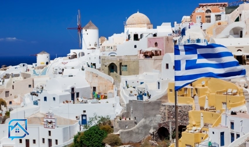 خانه‌های جذاب در یونان