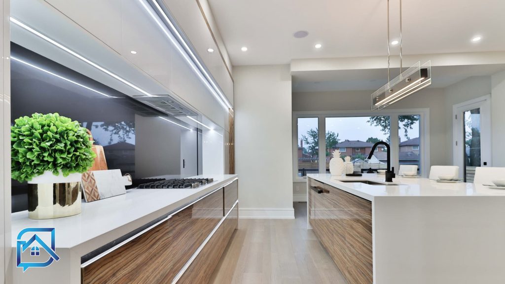 طراحی نورپردازی آشپزخانه